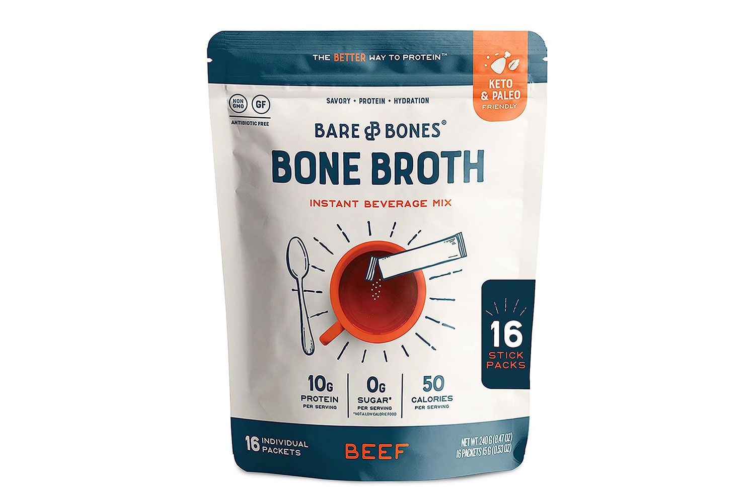 Bare Bones Bone Broth Instant Powdered Beverage Mix